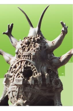 害虫の鎮魂を願う供養像
